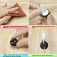 thumbnail image 6 of Safeglitz Black Cable Clips–Cable Management Holders, Organizes Wires on Desks, Nightstands, And Car Phone Chargers,Data Cable Storage Buckle Black, 6 of 8