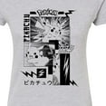 thumbnail image 3 of Pokémon - Pikachu Manga - Juniors Fitted Graphic T-Shirt, 3 of 5