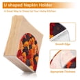 thumbnail image 4 of Trees Orange Autumn Napkin Holder for Table Clear Napkin Stand Paper Holder Acrylic Organizer Dispenser Napkins for Dinner Kitchen Restaurant Room, 4 of 8
