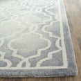 thumbnail image 4 of Safavieh Dip Dye Leighton Geometric Wool Area Rug, Gray/Ivory, 6' x 9', 4 of 9
