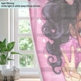 thumbnail image 4 of Yayeee Window Curtains Set of 2 for Living Room Light Filtering 63"x42", Cute Black Girl, 4 of 7