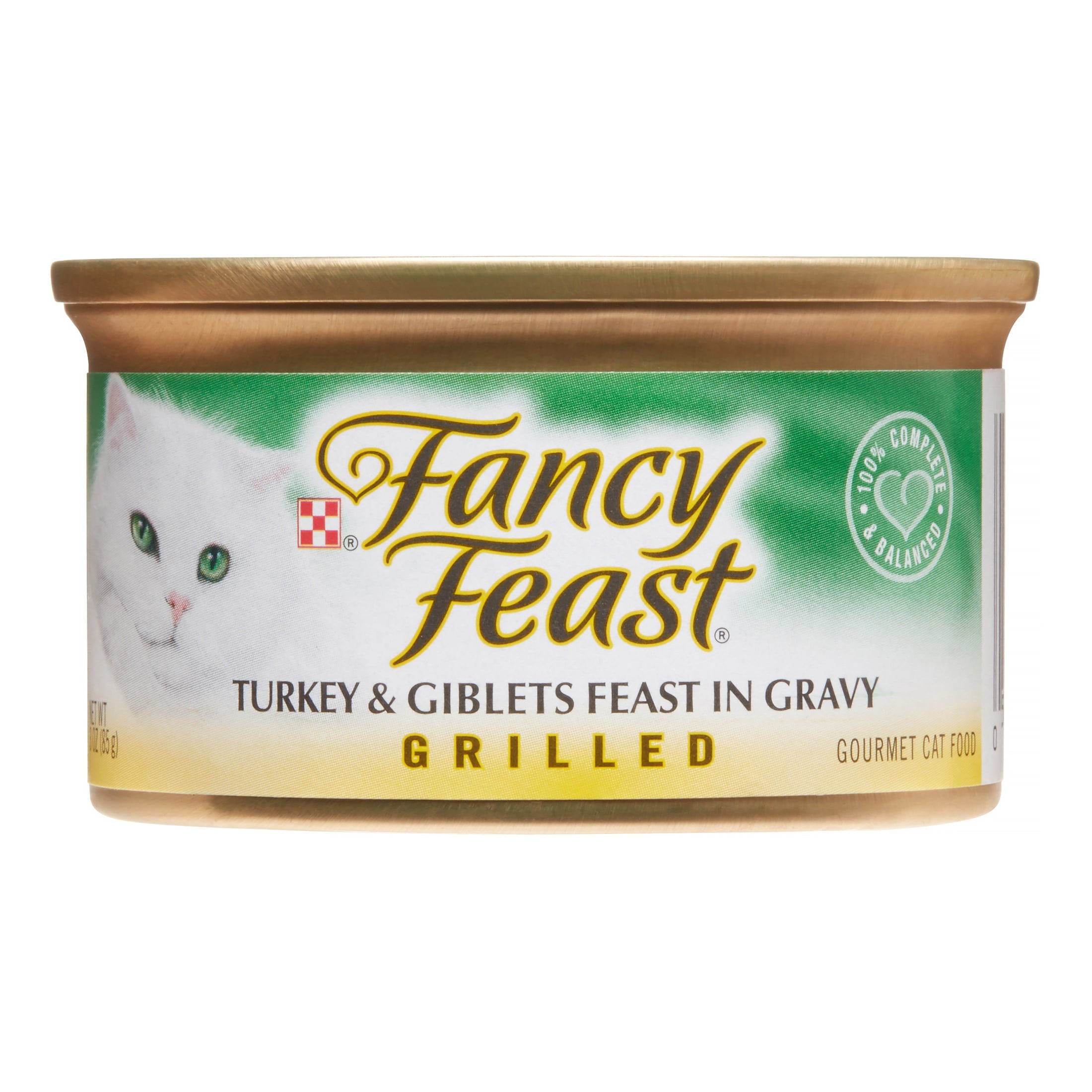 (24 Pack) Fancy Feast Gravy Wet Cat Food, Grilled Turkey & Giblets