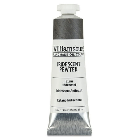 UPC: 0877463001475 | Williamsburg Handmade Oils – Williamsburg Handmade Oil Color – 37ml Tube – Iridescent Pewter