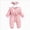 C167-Pink, variant on 9-12 Months Newborn Preemie Infant Baby Bodysuit Romper Bodysuit Girls Romper For Infants And Toddlers Bow And Lace Long Sleeve Bodysuit Pink Bodysuit Baby Gift