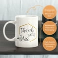 thumbnail image 3 of Designs ByLITA Thank You 11oz Coffee Mug, 3 of 3