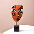 thumbnail image 2 of EIMELI Handcrafted Statues Resin Abstract Sculpture for Home Decor Modern，Human Face Ornament Creative Craft Desktop Decor Figurine Sculpture, 2 of 10