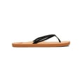 thumbnail image 2 of ROXY Womens Black Slip Knot Accent Braided Padded Costas Round Toe Slip On Flip Flop Sandal 10, 2 of 4