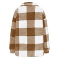 thumbnail image 3 of Augper Plaid Flannel Shirts for Women Casual Long Sleeve Button Down Shacket Jacket Fall Boyfriend Blouses Tops with Pockets, 3 of 7
