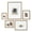Multi-color, variant on Kate and Laurel Gallery Transitional Frame Set, Set of 5, Black, Sophisticated Picture Frame Collage With Multiple Sizes Included