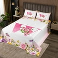 thumbnail image 2 of Erosebridal Monogrammed Quilt Sets for Queen Size Bed,Personalized Initial Bed Set,Letter Decoration,Lightweight,3pcs, 2 of 5