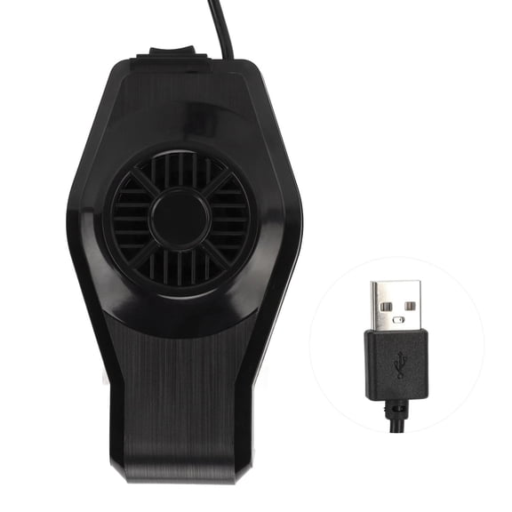 Suodoka Wall‑Mounted Aquarium Cooler Fan – USB Powered, Silent 2.5W, 45° Fast‑Cooling, ABS Durable, 30cm Tank Size