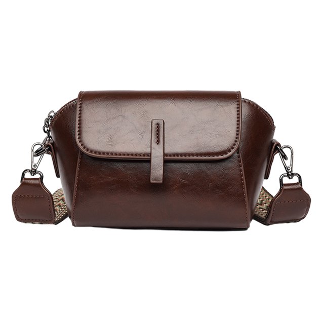 Qarigey Bolso bandolera pequeño Mano de obra fina y versátil para el estilo Bolsos cruzados pequeños Bolsos cruzados Bolsas de mensajero y de hombro café