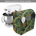 thumbnail image 2 of Tropical Stand Mixer Cover, Natural Theme Exotic Pineapples with Monstera and Banana Leaves, Kitchen Appliance Organizer Bag Cover with Pockets, 5 Quarts, Dark Blue Green and Orange, by Ambesonne, 2 of 4
