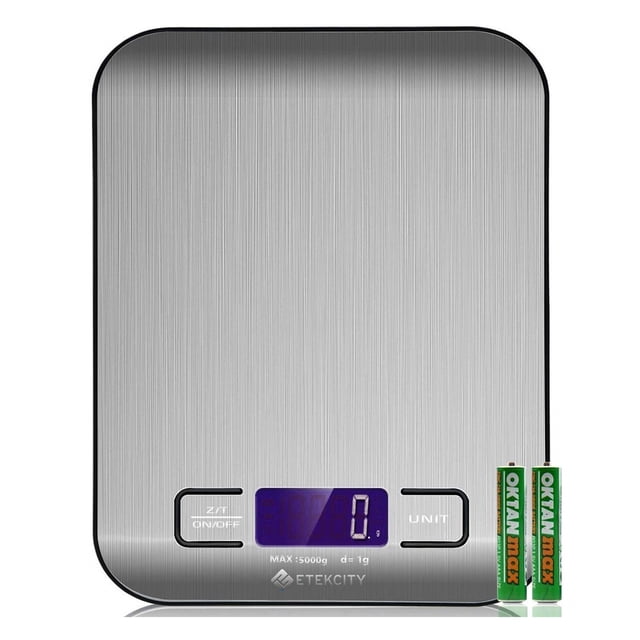Bascula Digital Alimentos Etekcity 5 kg EK6015 Plateado Etekcity Bascula