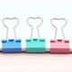 thumbnail image 5 of Clips Metálicos para Carpetas con en Forma de Corazón, 60 Piezas, Color Azul, 5 of 5