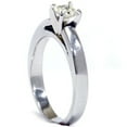 thumbnail image 3 of Pompeii 1/2ct Cathedral Solitaire Diamond Ring 14K White Gold (I/J,SI), 3 of 3