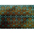 thumbnail image 4 of oneOone Tissu Coton Soie Tissu Imprimé Ikat à Tourbillon BTY 42 Pouces de Large, 4 of 4