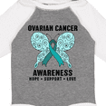 thumbnail image 4 of Inktastic Ovarian Cancer Awareness Hope Support and Love Boys or Girls Long Sleeve Baby Bodysuit, 4 of 5