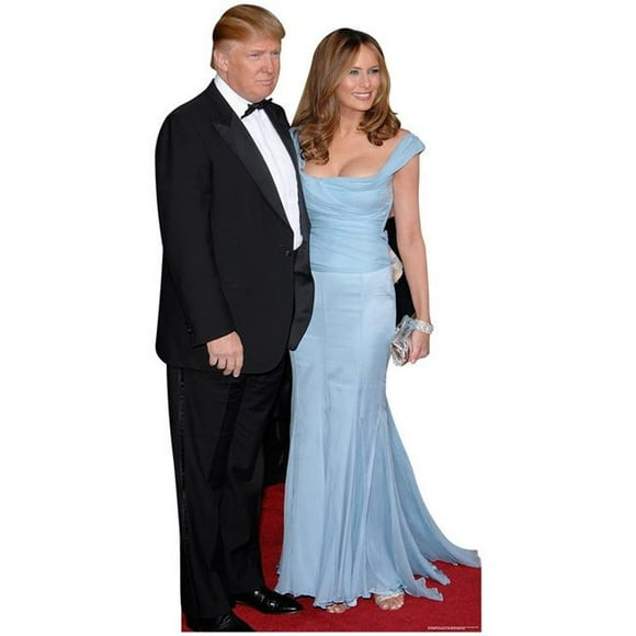 Star Cutouts SC1953 President and Mrs Trump Life Size Cardboard Cutout
