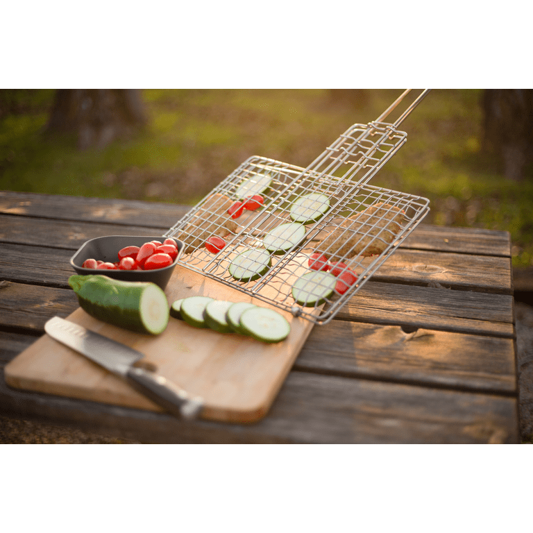 Coghlan's Deluxe Broiler, For Grilling Steaks, Fish, Vegetables,  9" x 13" Grill Surface