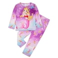 thumbnail image 2 of ATAIKU Toddler and Little Girl Pajamas Set Kids Long Sleeve Tee and Pants Mermaid Sleepwear Girls 2-Piece Jammies 5T, 2 of 14