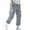 Gray, variant on Men's Casual Cargo Joggers Sweatpants Workout Athletic Pants With Pockets Drawstring Gym Running Pants Olive Green