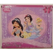 Disney Princess 100 Piece Glitter Effect Jigsaw Puzzle - Snow White, Jasmine, Cinderella