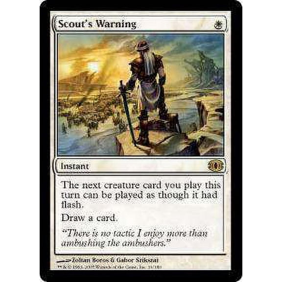 MtG Future Sight Rare Scout's Warning #16