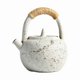 thumbnail image 2 of Tetera japonesa de cerámica, tetera decorativa con asa, para la cocina, para Año Nuevo Blanco, 2 of 9