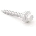 thumbnail image 2 of EAGLE 1 (250 Count) Metal Roofing Screws Painted Hex Washer Head Sheet Metal Roof Screw. Self Starting/self Tapping Metal to Wood, Sheet Metal Roofing siding Screws (2.5", White), 2 of 6