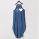 thumbnail image 4 of Vestido HUOGUO de mezclilla sin mangas con cuello halter para mujer, talla grande, 4 of 5