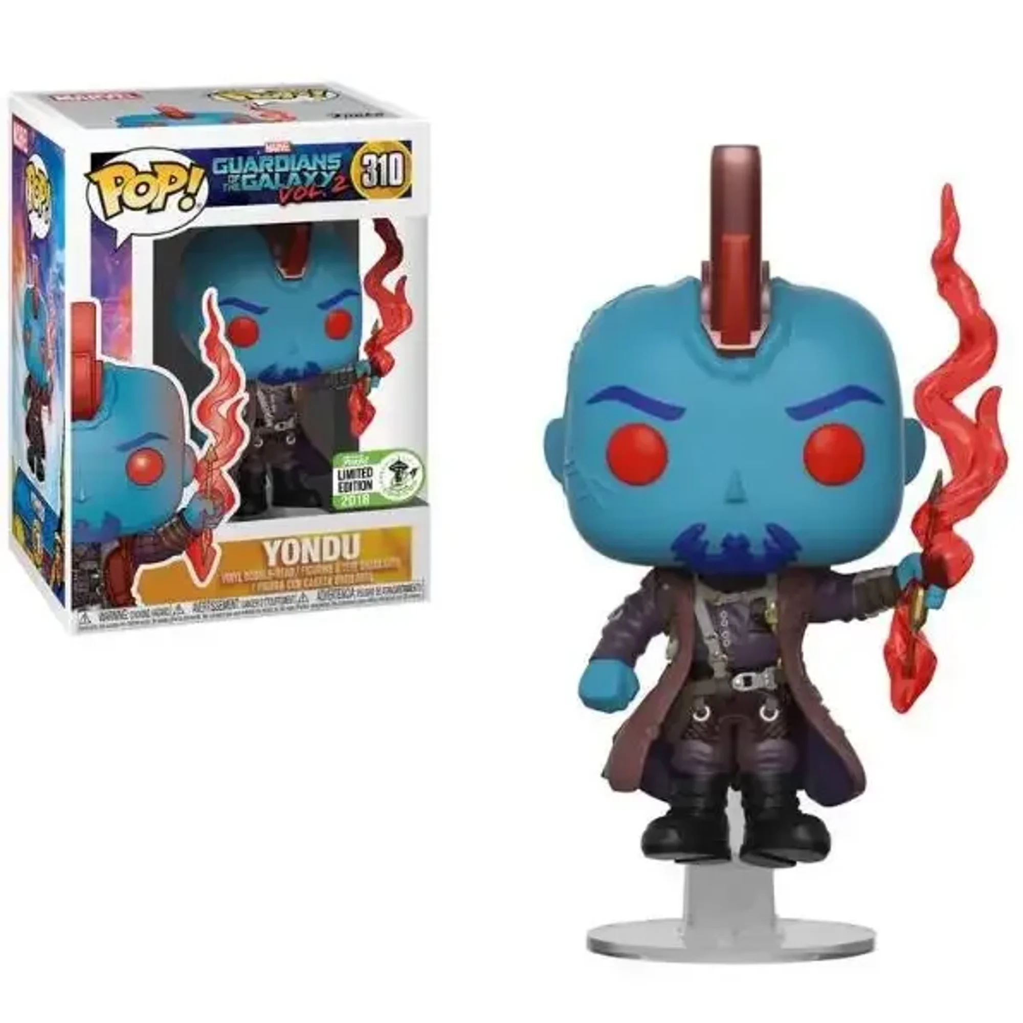アメコミ FUNKO Yondu 310 Guardians of the Galaxy Funko Pop Guardians of the Galaxy Vol. 2 Blue Yondu 310