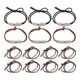 thumbnail image 2 of 24 gomas elásticas para el pelo con diamantes de imitación para mujeres y niñas. Bandas elásticas para coletas y moños. Coleteros con purpurina para fiestas, bodas y eventos., 2 of 5