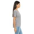 thumbnail image 3 of Bella + Canvas, The Ladies' Slouchy T-Shirt - ATHLETIC HEATHER - L, 3 of 4