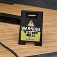 thumbnail image 3 of Funny Desk Hazard Caution Sign Funny Desk Decoration 3D Printed Caution Sign Novelty Humorous Warning Sign Mini Desk Hazard Warning Sign, 3 of 3