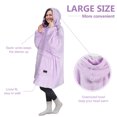thumbnail image 3 of Catalonia Oversized Blanket Hoodie Sweatshirt, Wearable Lounging Fleece Pullover, Gift for Adults Women Men Kids Wife, 3 of 6