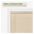 thumbnail image 3 of Achim Home Furnishing Window Blinds: GII Cordless Deluxe Sundown Room Darkening Mini Blinds (Alabaster, 34" x 64"), 3 of 6