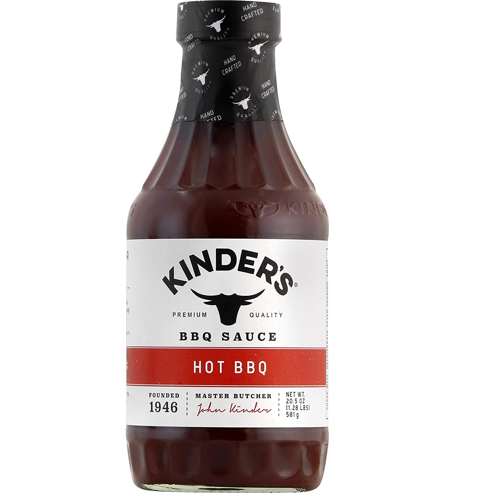 Kinder's Hot BBQ Sauce, 20.5 oz [Pack of 6]