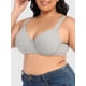 thumbnail image 4 of Sujetador de talla grande para mujer, cobertura total, copas suaves con aros, 4 of 8