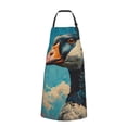 thumbnail image 2 of Honeii Blue Watercolor Duck Print Waterproof Apron, Adjustable Kitchen Apron with Pockets,for Gardening, Dishwashing, Meat Processing, Car Washing, and Pet Grooming, 2 of 8
