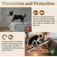 thumbnail image 5 of Wooden Adjustable Pet Ramp for All Dogs and Cats - Non Slip Carpet Surface and Foot Pads - 40" Long and Adjustable from 12” to 24” - Up to 200LBS - Folding Dog Car Ramps for SUV, Bed, Couch, 5 of 10