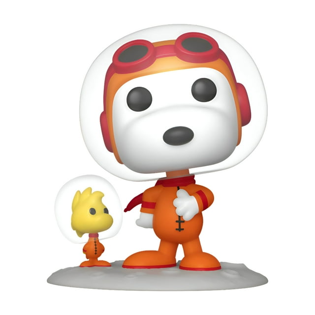 Figura Coleccionable Funko Pop & Buddy: Peanuts - Snoopy Astronauta y Woodstock