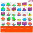 thumbnail image 1 of Puzles acertijos Party Favors en cubos Bonnyco para niños, paquete de 30, 1 of 9