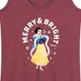 thumbnail image 3 of Disney - Merry And Bright Snow White - Women's Racerback Tank Top, 3 of 5