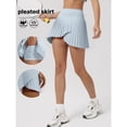 thumbnail image 4 of Top-kevin Women's High-Waisted Workout Skirt with Built-In Shorts - Non-See-Through Athletic skirt, Mid-Stretch Fabric for Cycling, Yoga, Running, Gym Easy Hand Wash Care, 4 of 10
