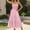 Pink, variant on Women's Fashion Maxi Dress Casual Boho Sleeveless Solid Beach Long Sleeve Summer Dress Summer Dresses for Women under $12 Dresses for Women Casual Summer Elegant Party Dresses Yoga Dresses for Women