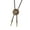 Bronze, variant on Traditional Unisex Necklace Durable PU Cord Metal Star Charm Casual Formal Wear