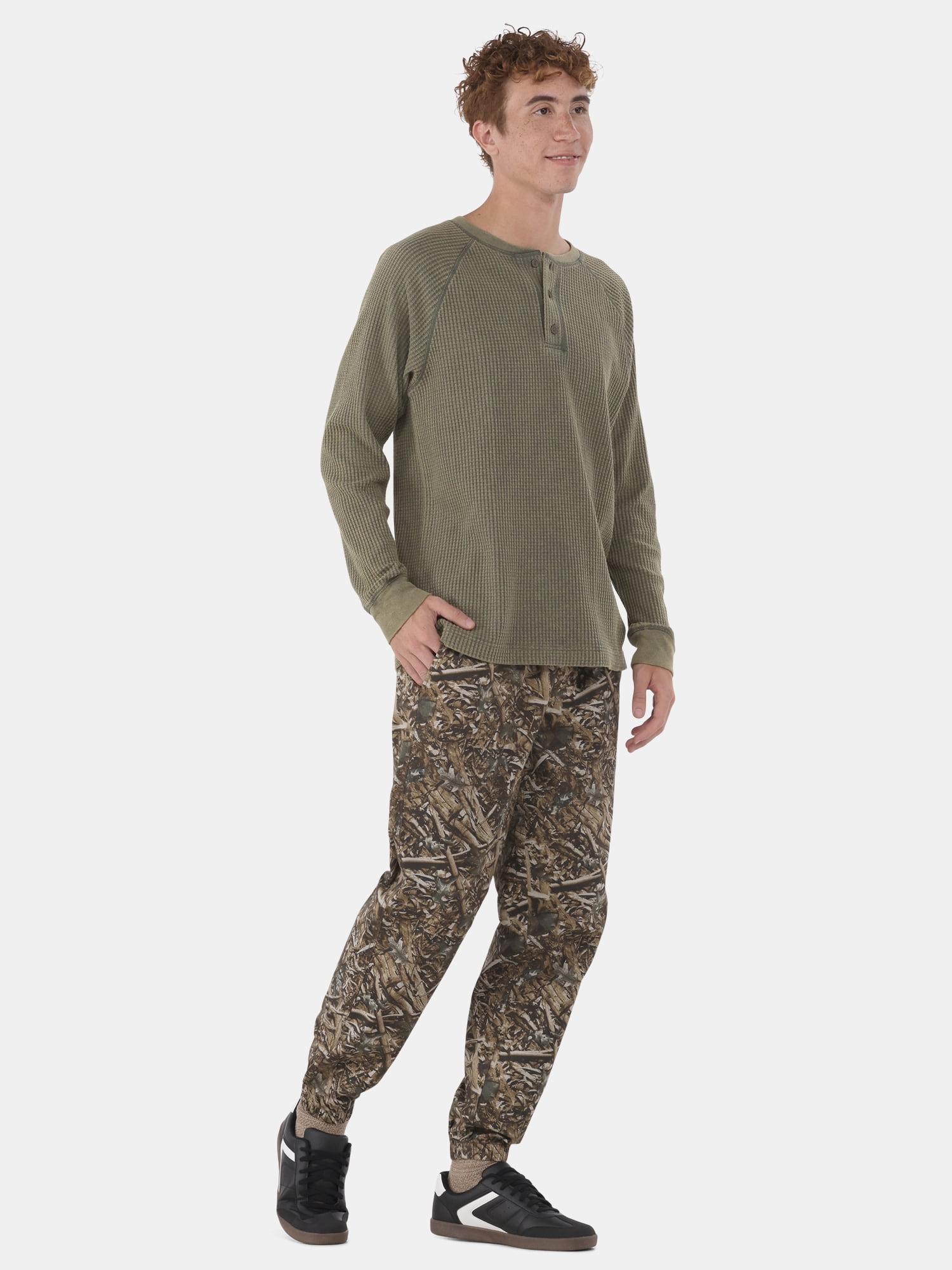 No Boundaries Twill Jogger Pants, Men’s and Big Men’s, Sizes XS-5XL