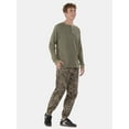thumbnail image 2 of No Boundaries Twill Jogger Pants, Men’s and Big Men’s, Sizes XS-5XL, 2 of 5