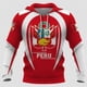 thumbnail image 3 of Sudadera con capucha con estampado 3D del emblema nacional de Perú para hombre, ropa de moda, sudaderas deportivas, ropa de calle informal, jerséis de manga larga, 3 of 4
